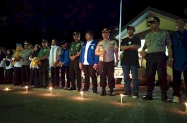 PMII Bersama Polres Barru Gelar Salat Gaib Doakan Mendiang Randi