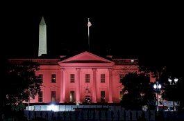 Gedung Putih Berubah Jadi Merah Muda untuk Bulan Kesadaran Kanker Payudara