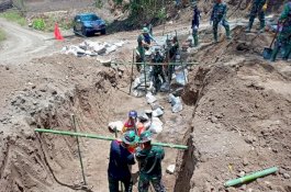 Dibantu Masyarakat, Pembangunan TMMD 106 Mulai Perlihatkan Hasil