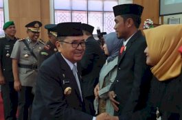 Wali Kota Palopo Hadiri Pelantikan Pimpinan DPRD Luwu