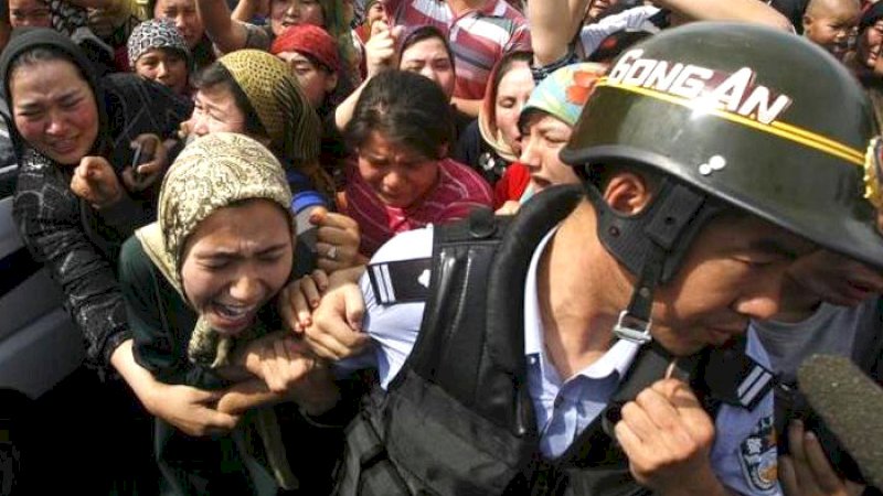 ILUSTRASI: Penderitaan Muslim Uighur.