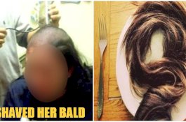 Temukan Rambut di Sarapannya, Suami Cukur Istri Hingga Botak