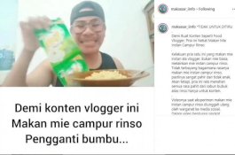 Vlogger Ini Viral Setelah Makan Mi Instan Pakai Detergen