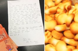 Surat Permintaan Maaf Maling Kecil, karena Curi Biskuit Ikan 6 Tahun Lalu