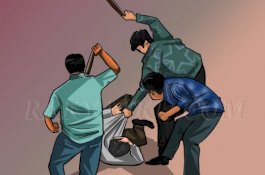 Pistol Macet, Pencuri Motor Babak Belur Dihajar Massa