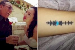Untuk Mengenang Ayahnya, Wanita ini Masukkan Suaranya ke Tato