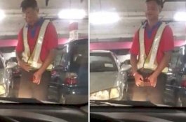 Viral, Staf Hypermarket Pamer Alat Vital di Depan Mobil Wanita