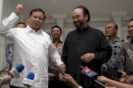 Bertemu Malam-malam, Prabowo dan Surya Paloh Bikin 3 Kesepakatan