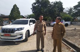 Dollah Mando Pantau Sejumlah Proyek di Sidrap