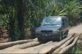 Sudah Ditinjau Bupati Wajo, Jembatan Desa Tangkoro Sudah 7 Bulan Rusak Belum Ada Perbaikan