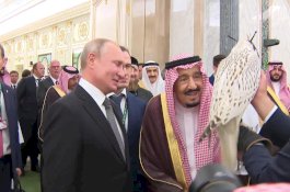 Vladimir Putin Bawa Hadiah Burung Gyrfalcon untuk Raja Salman