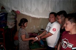 WCC dan Red Gank Sidrap, Ikut Bantu Penderita Lumpuh Otak di Rijang Pittu