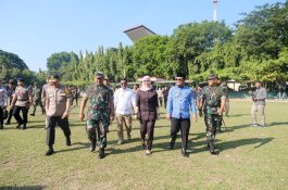 Hadiri Gelar Pasukan Pengamanan Pelantikan Presiden, Ini Pesan Wagub Sulsel