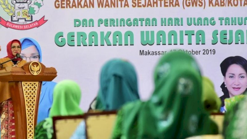 Ini Pesan Liestiaty di Pelantikan Pengurus GWS Sulsel