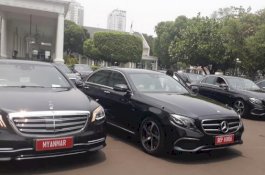 18 Mobil Mahal Sudah Siap Antar Tamu Kepala Negara ke Pelantikan Jokowi-Ma'ruf