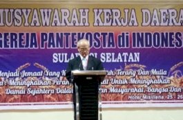 Harapan Yosia Rinto di Muskerda GPdI Sulsel