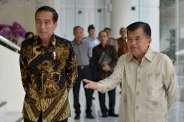 Hari Terakhir Kerja, Jokowi: Terima Kasih Jusuf Kalla!