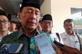 Paksakan Masuk Kantor, Wiranto Pamit kepada Jajaran Mekenko Polhukam