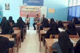 Jelang Operasi Zebra, Polres Jeneponto Datangi Sekolah