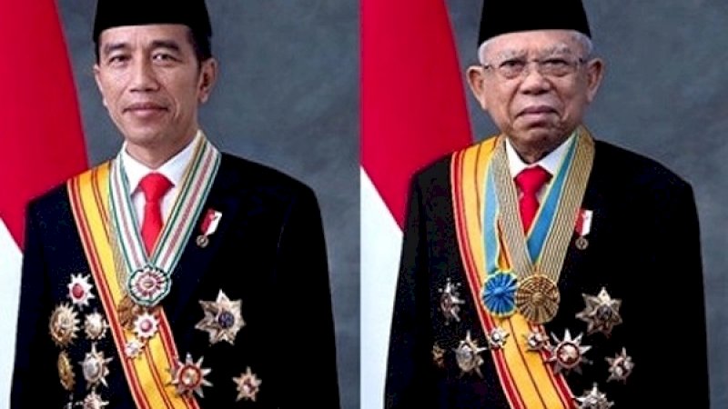 Joko Widodo dan Ma'ruf Amin.