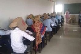 Sekolah Ini Dituduh Wajibkan Siswanya Pakai Kardus di Kepala Agar Tak Menyontek