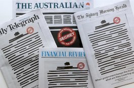 Protes Kerahasiaan Data, Koran di Australia Kompak Sensor Halaman Depan
