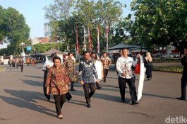 Jelang Pelantikan Menteri, SYL hingga Prabowo Merapat ke Istana