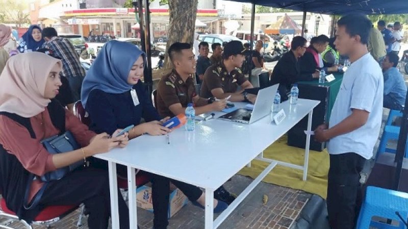 Suasana Operasi Zebra di Pangkep.