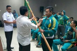Sidrap Lepas 25 Atlet Pelajar Berlaga di Kejurda Sulsel 2019