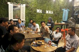 Silaturahmi dengan Wartawan, Tomy : Media Jadi Penentu Suksesnya Pilkada di Bulukumba