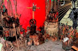 Kartel Narkoba Meksiko Pakai Tengkorak Manusia Jadi Altar Setan