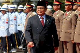 Prabowo Diteriaki 'Presiden' saat Salat Jumat di Kemenhan