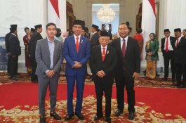 Momen Putra Jokowi Foto Bersama Putra Prabowo