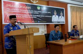Diklatsar Gol II dan III Pemkab Gowa Resmi Dibuka