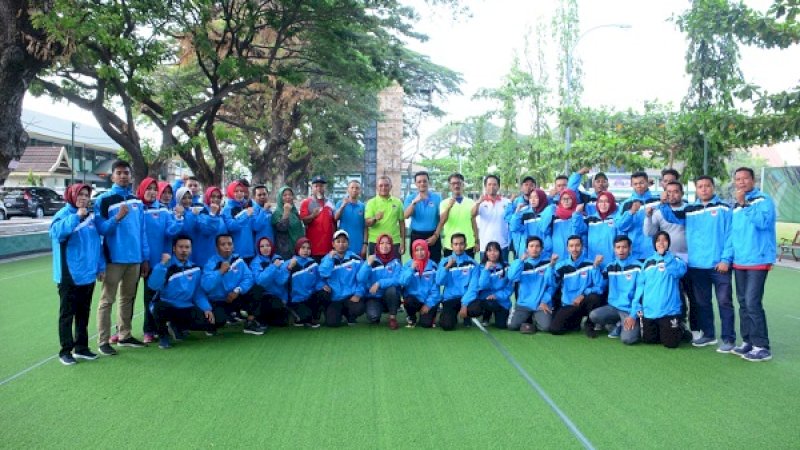 Provinsi Sulawesi Selatan (Sulsel) mengikuti event tingkat nasional Kejuaraan Nasional (Kejurnas) dan Pra PON 2019.