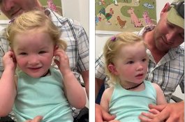 Detik-detik Menguras Air Mata, Gadis Tuli Dengar Suara Ayahnya untuk Pertama Kalinya