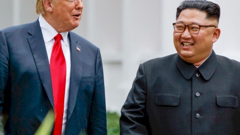 Donald Trump dan Kim Jong Un