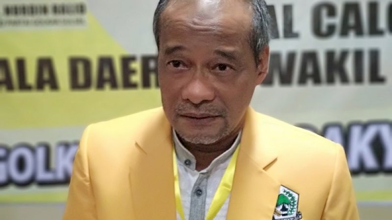 Ketua Tim Penjaringan Bakal Calon Kepala Daerah Golkar Sulsel, Kadir Halid.