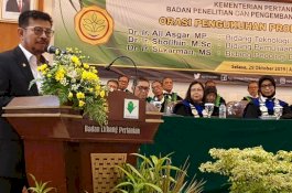Kukuhkan 3 Profesor, Mentan SYL Beri Perhatian Khusus Riset dan Teknologi Pertanian