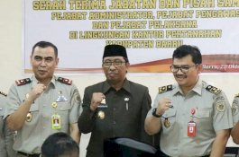 Kepala BPN Barru Berganti, Wakil Bupati: Selamat Bertugas di Tempat Baru