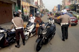 Operasi Zebra Hari ke-7 di Wajo, Polisi  Tilang 750 Kendaraan