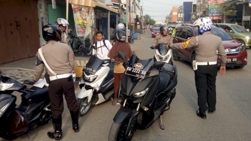 Operasi Zebra yang digelar Satlantas Polres Wajo.