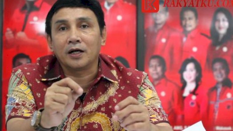 Sekretaris DPD Partai Demokrasi Indonesia Perjuangan (PDI-P) Sulsel, Rudy Pieter Goni (RPG) 