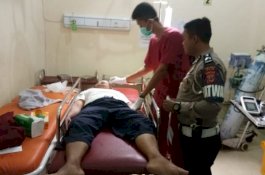 Tabrakan di Poros Bosowa, 4 Korban Dilarikan ke RSUD Lamaddukelleng Wajo