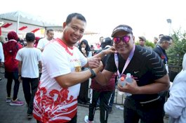 PJ Wali Kota Lepas Run Makassar, Mantan Kapolsek Panakkukang Ikut Lari