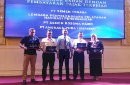 Semen Tonasa Jadi Pembayar Pajak Terbesar dan Terpatuh di Sulselbar