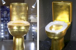 Toilet Emas ini Dilengkapi Dudukan Berlian, Harganya Rp18 Miliar