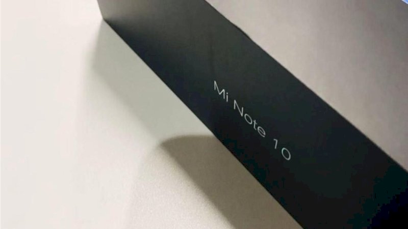 Boks penjualan Xiaomi Mi Note 10. (Doc: Gizchina)