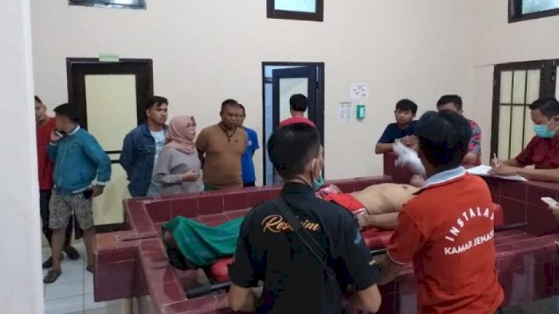 Jenazah Arfah di rumah sakit