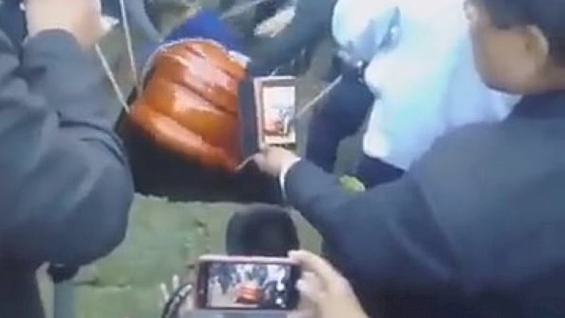 Peti mati Moises Tacuri Garcia jatuh